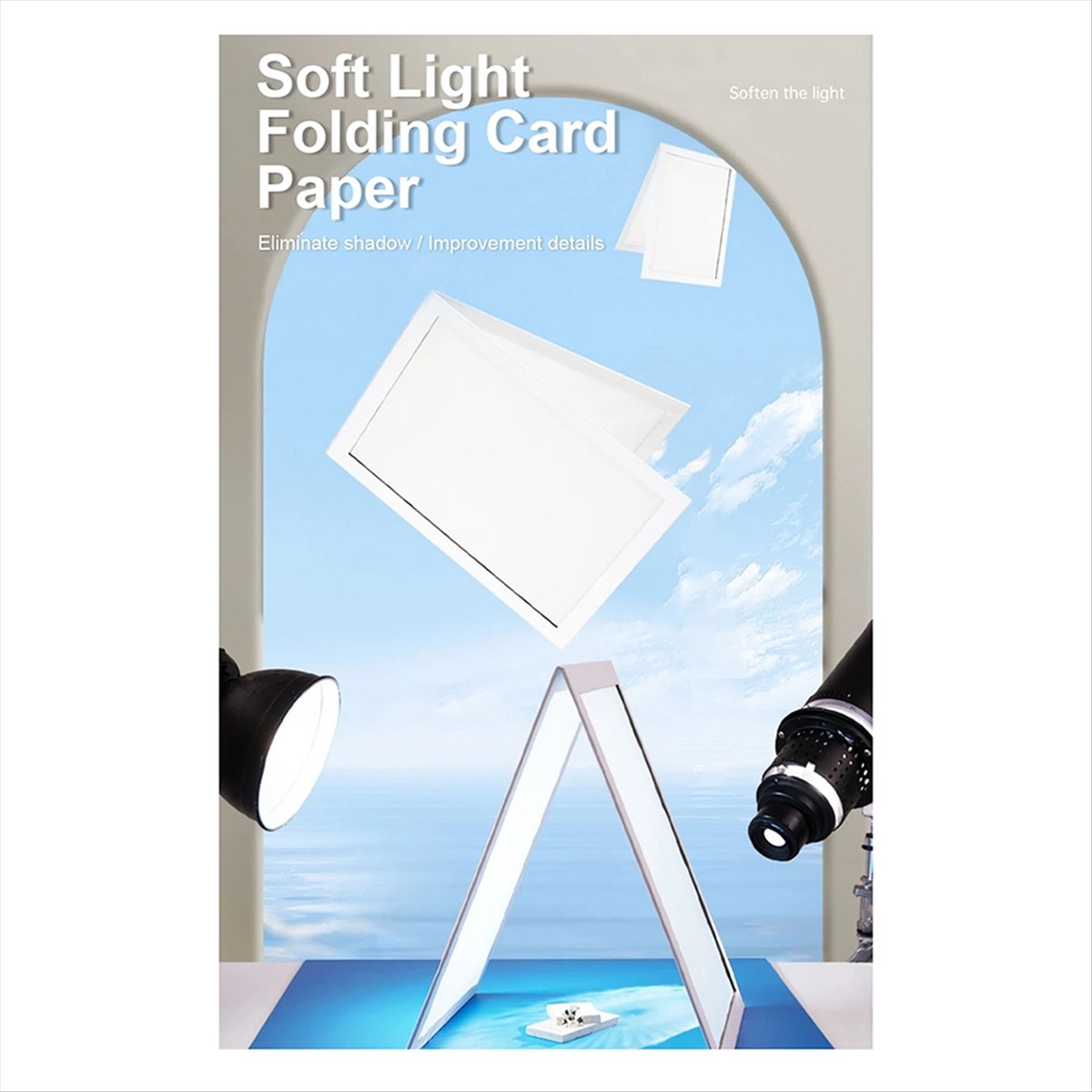 Jewelry Photography Lighting Kit - AU47-Foldable Photography Diffuser SoftBox Multifunctional Soft
