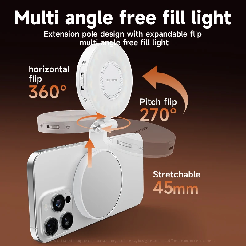 LED Selfie Fill Light for Mags - Photography Lighting Professional 评论和价格