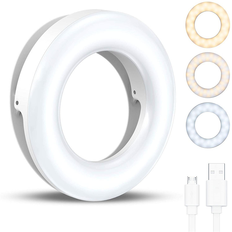 Portable LED Clip Ring Light 4 - Photography Lighting Circle 评论和价格
