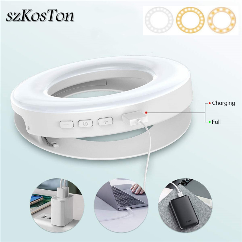 Portable LED Clip Ring Light 4 - Photography Lighting Circle 评论和价格