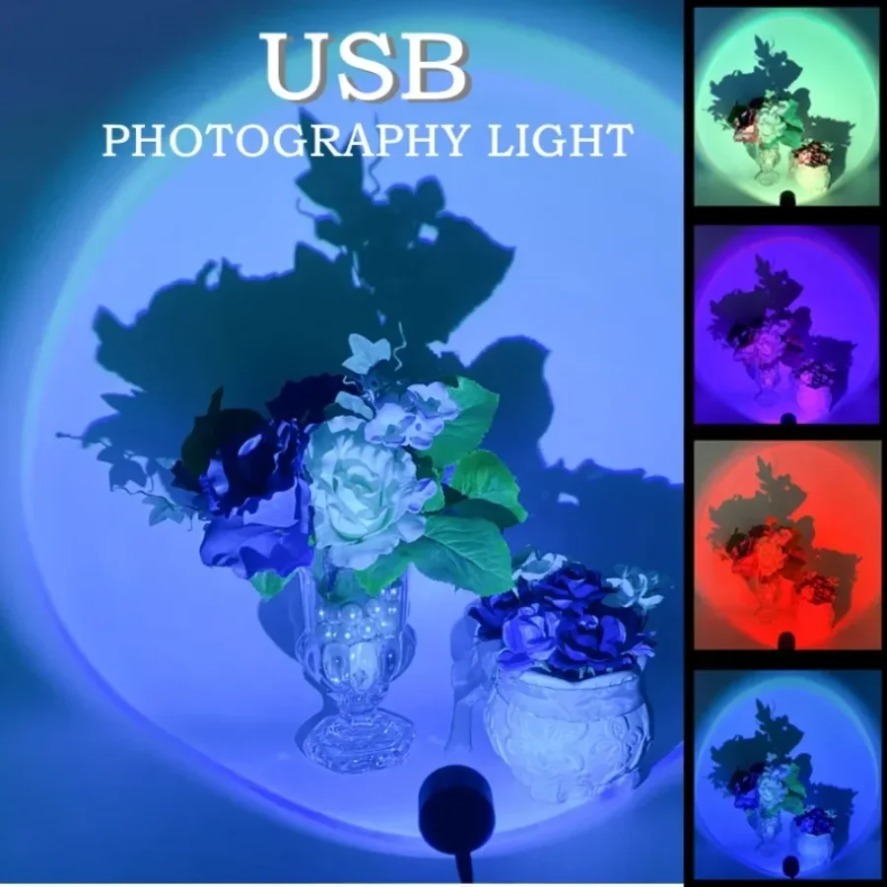 5V USB Photography Sunset Proj - Photography Lighting Circle 评论和价格