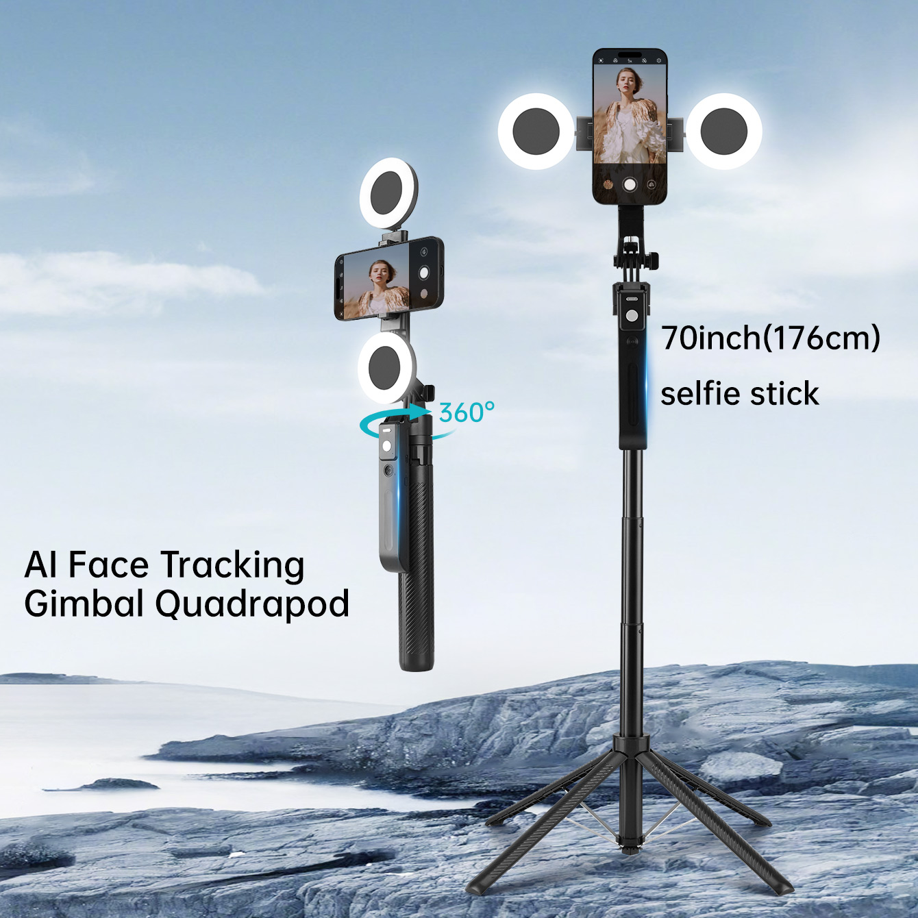 2025 New AI Selfie Stick Tripo - Photography Lighting Ai 评论和价格