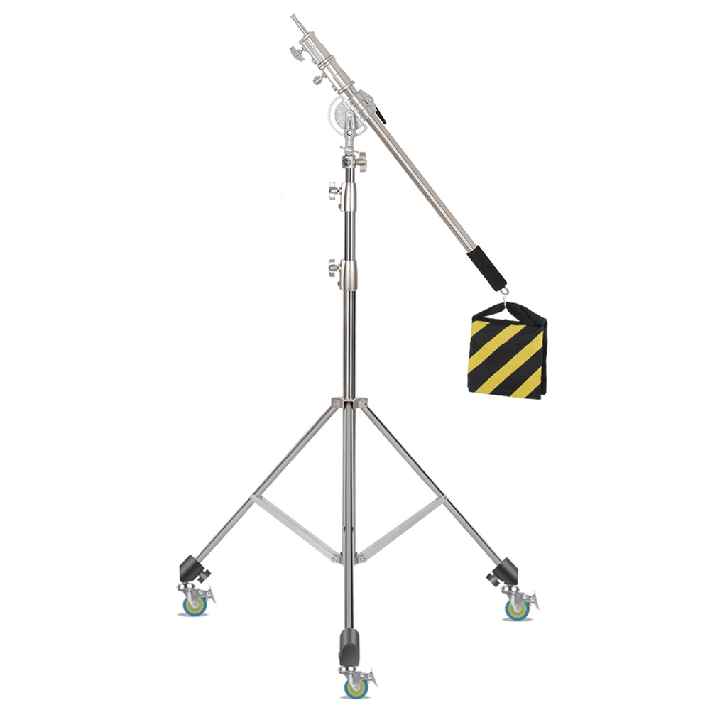 SH 2.8M Stainless Steel Light  - Photography Video Lighting Kit With Adjustable Tripod Stand 评论和价格