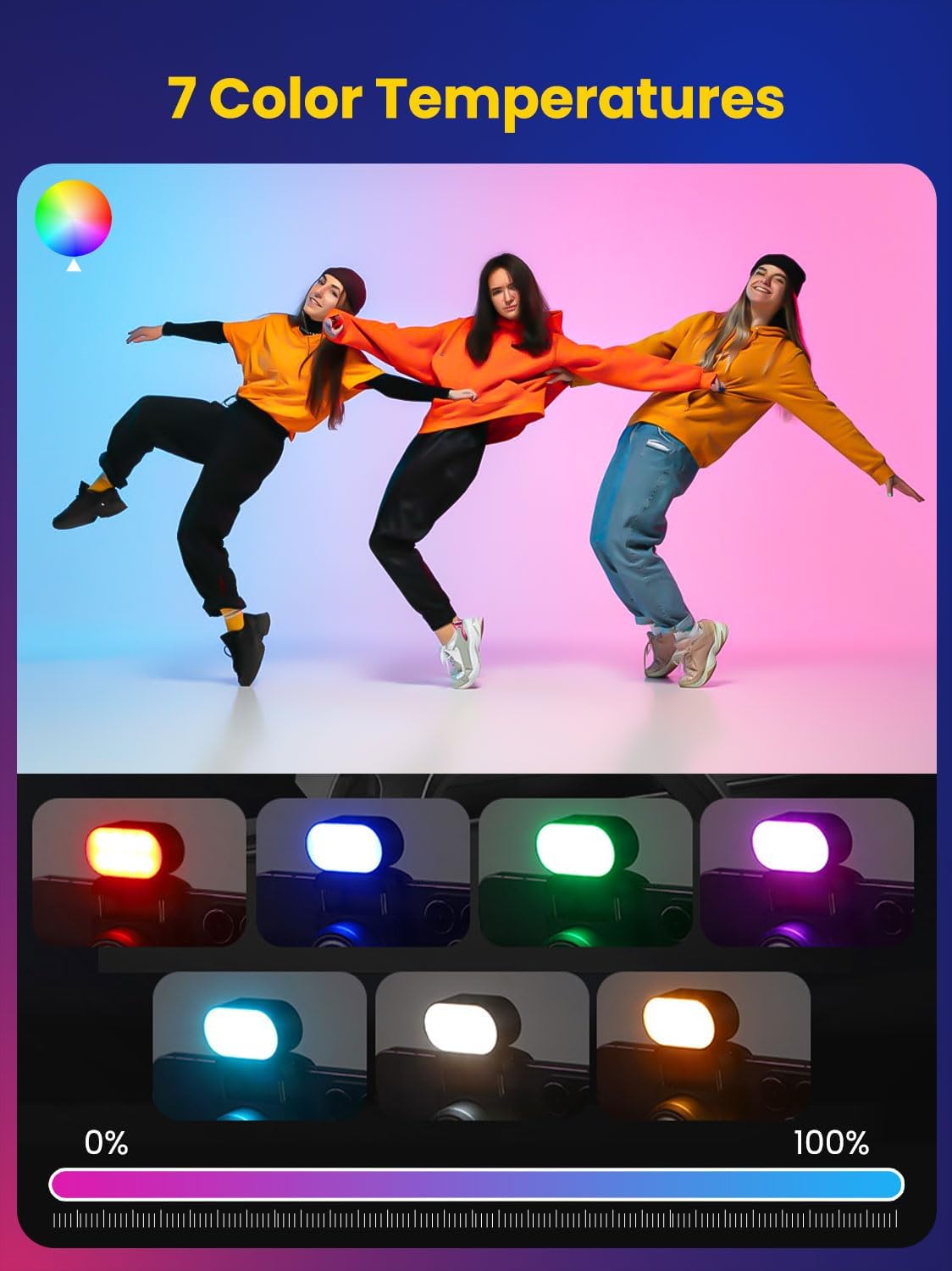 AOCHUAN Mini RGB Magnetic Fill - Photography Lighting Professional 评论和价格