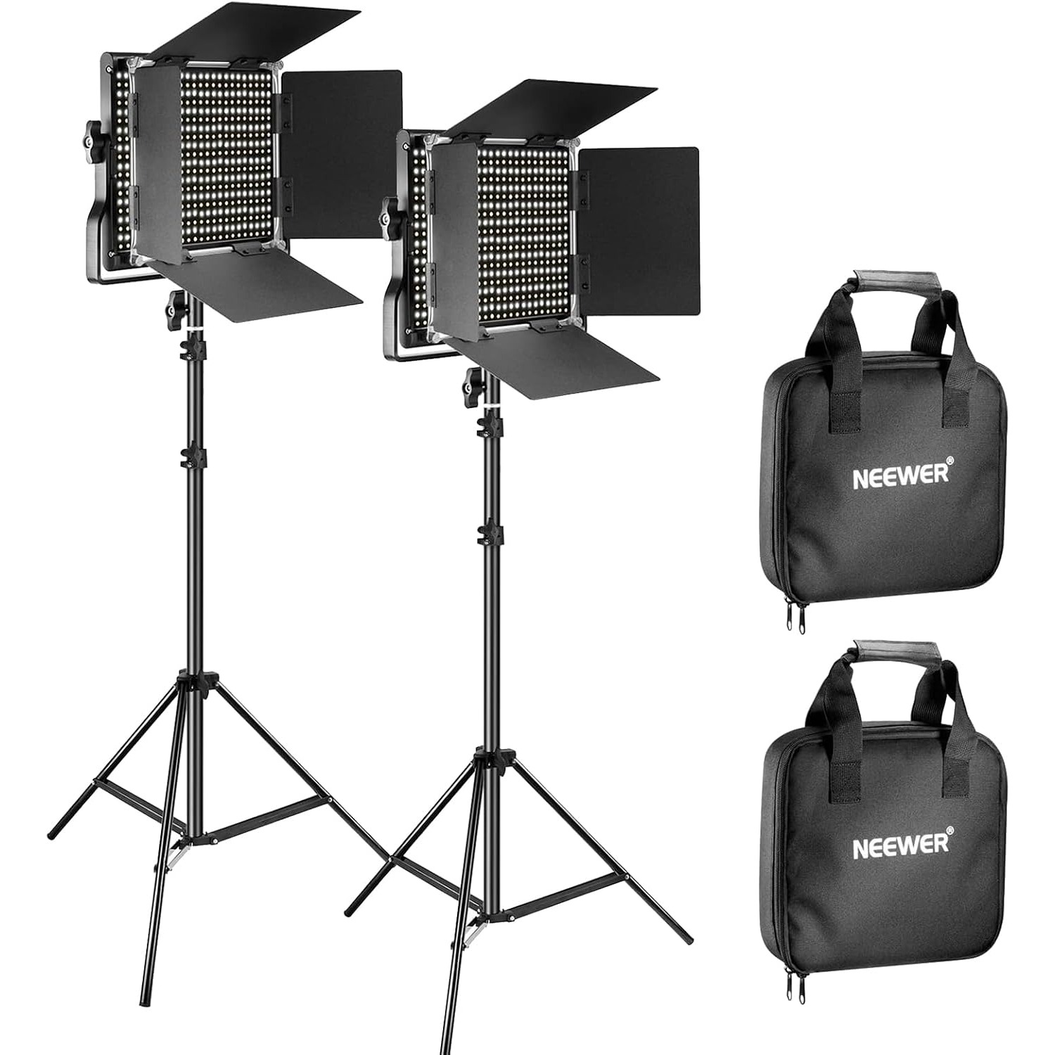 NEEWER 2 Pack 660 LED Video Li - Photography Lighting Kit Neewer 评论和价格
