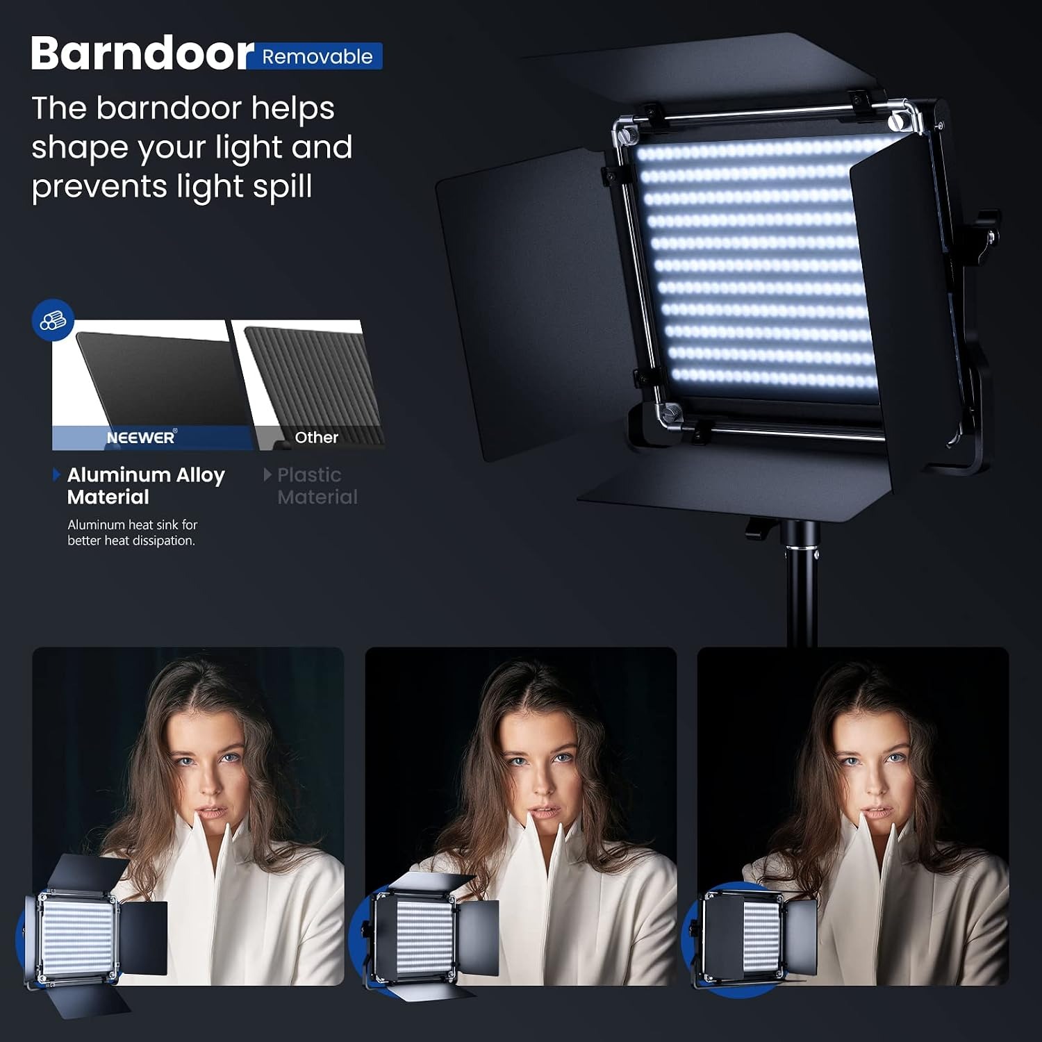 NEEWER 2 Pack 660 LED Video Li - Photography Lighting Kit Neewer 评论和价格