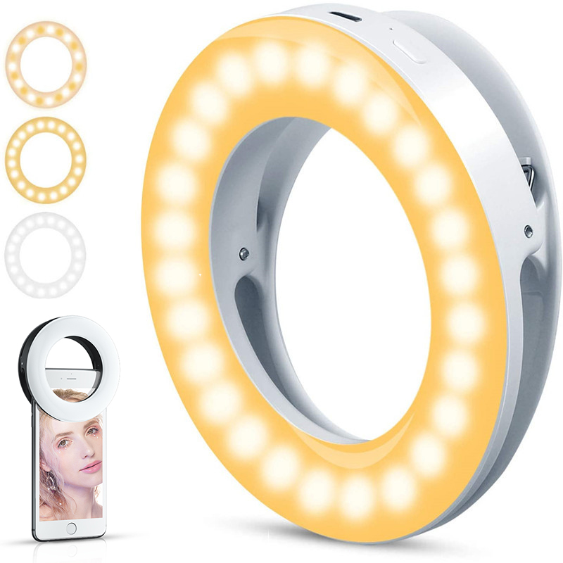 Upgrade 3200K-6500K LED Clip R - Photography Lighting Circle 评论和价格