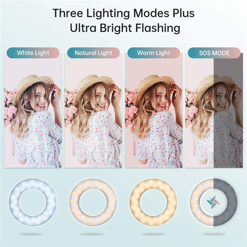 Upgrade 3200K-6500K LED Clip R - Photography Lighting Circle 评论和价格