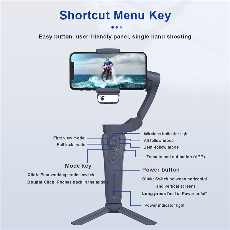 A52T F12 3-Axis Gimbal Stabili - Photography Lighting Ai 评论和价格