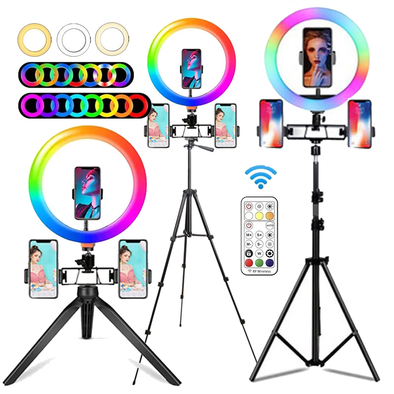 10 Inch RGB Ring Light With Re - Photography Lighting Circle 评论和价格