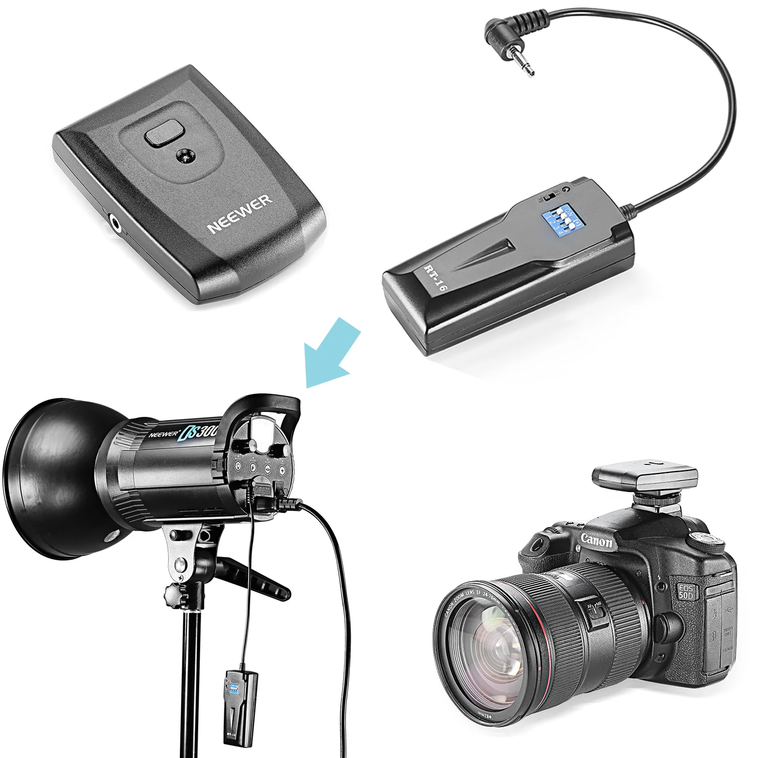 NEEWER RT-16 Wireless Remote F - Photography Lighting Kit Neewer 评论和价格
