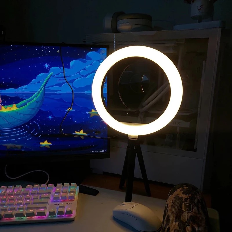 Desiontal 26cm Ring Light with - Photography Lighting Circle 评论和价格