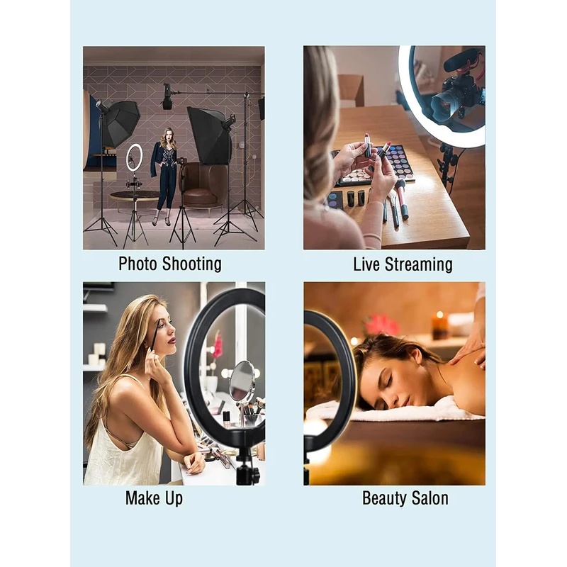 Desiontal 26cm Ring Light with - Photography Lighting Circle 评论和价格