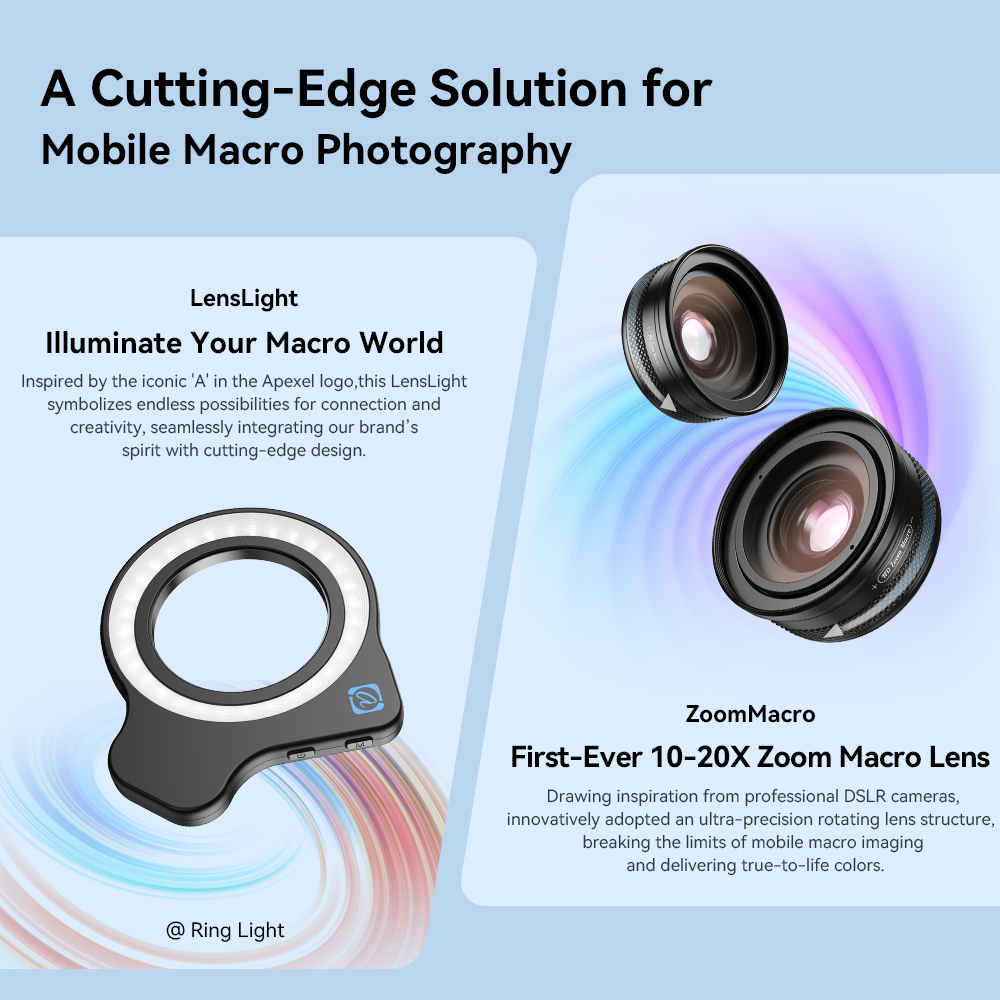 APEXEL 10-20X Adjustable Zoom  - Jewelry Photography Lighting Kit 评论和价格