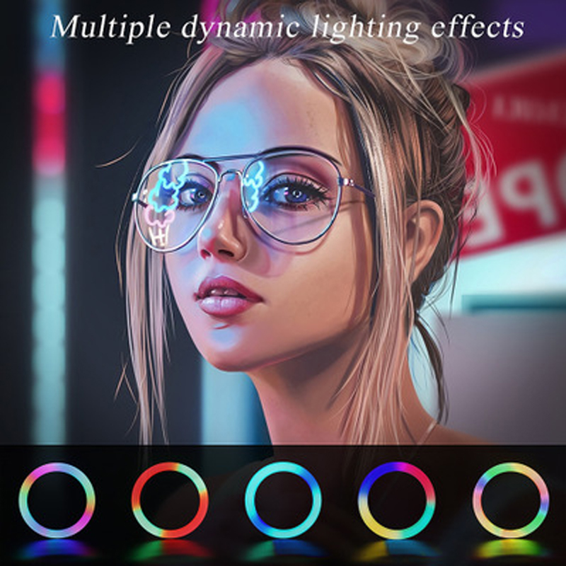 13inch RGB Led Selfie Ring Lig - Photography Lighting Circle 评论和价格