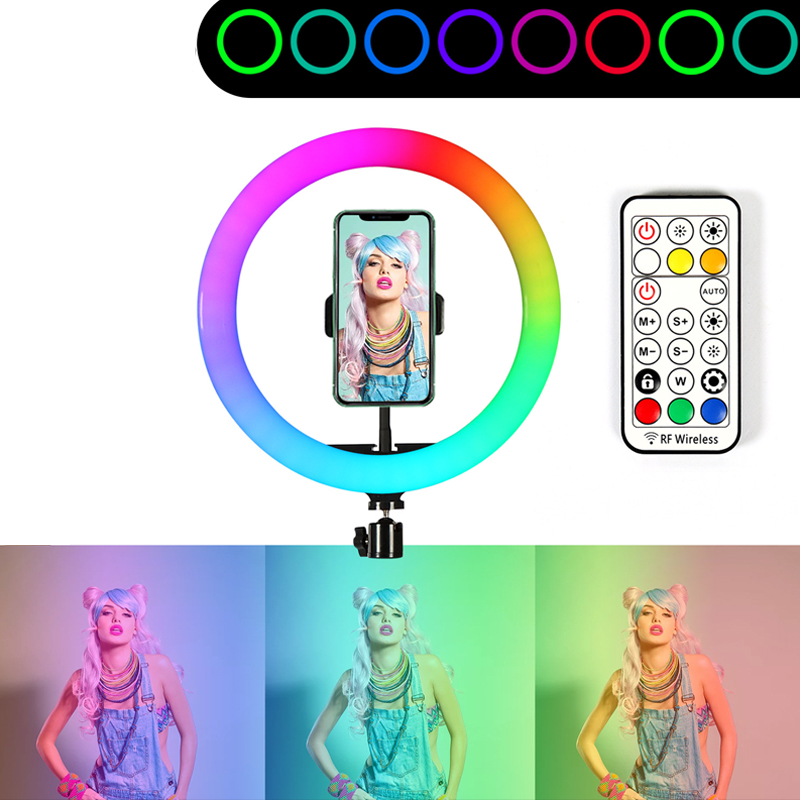 13inch RGB Led Selfie Ring Lig - Photography Lighting Circle 评论和价格