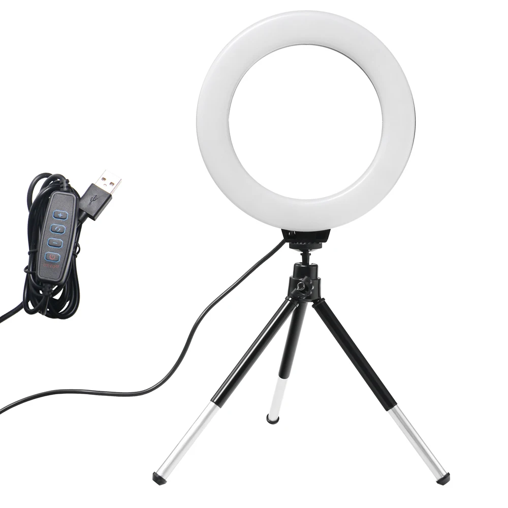 6 Inch Mini Selfie Ring Light  - Photography Lighting Circle 评论和价格